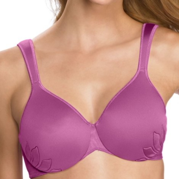 🆕Bali | Womens Live It Up Seamless Underwire Bra in Crystal Berry Size 36DD - Picture 2 of 2